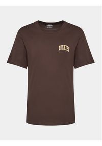 Dickies T-Shirt Unisex Aitkin DK0A4Y8O Brązowy Regular Fit. Kolor: brązowy. Materiał: bawełna #1