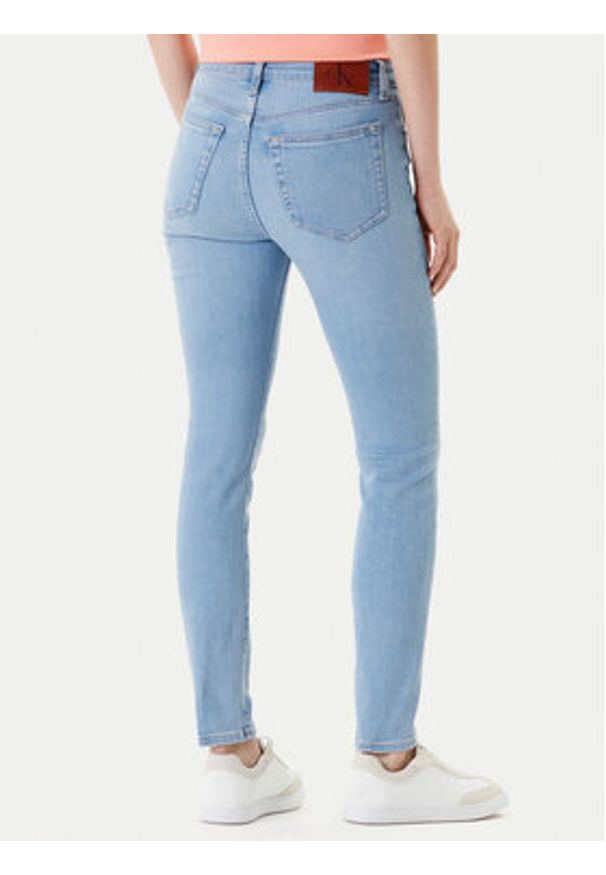 Calvin Klein Jeans Jeansy LV047C776G Niebieski Skinny Fit. Kolor: niebieski