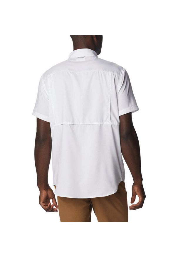 columbia - Koszula Turystyczna Męska Columbia Silver Ridge Utility Lite Short Sleeve. Kolor: biały. Sport: turystyka piesza