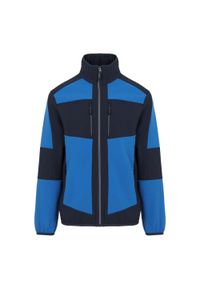Regatta - Kurtka Softshellowa Unisex Dla Dorosłych 2 Warstwy. Kolor: niebieski, wielokolorowy, czarny. Sport: turystyka piesza #1
