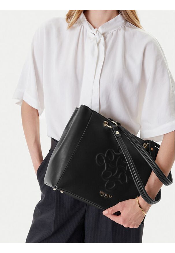 Nine West Torebka CEO-GIANNA-H242051 Czarny. Kolor: czarny