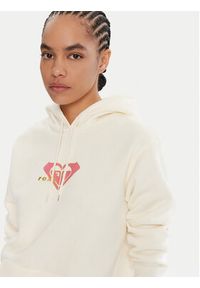 Roxy Bluza Surf Stoked Crew Brushed Vint ERJFT05018 Écru Regular Fit. Materiał: bawełna