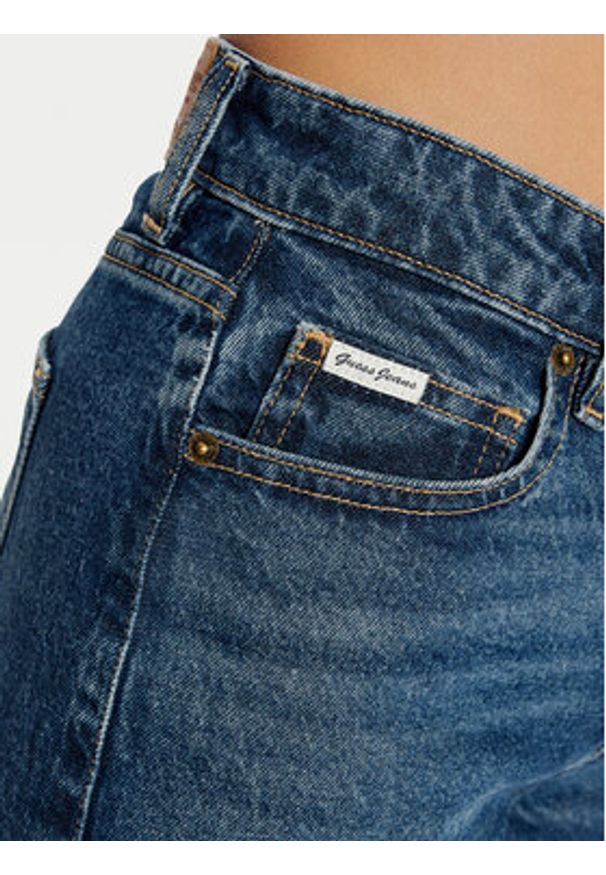 Guess Jeans Jeansy W5RA0Y D5M42 Granatowy Regular Fit. Kolor: niebieski