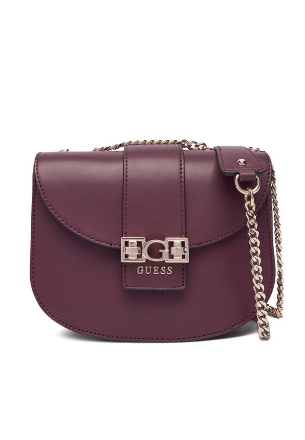 Guess Torebka HWVG98 91210 Fioletowy. Kolor: fioletowy. Materiał: skórzane