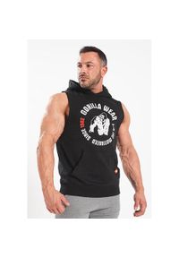 GORILLA WEAR - Marshall Bluza z kapturem bez rękawów - Czarny. Typ kołnierza: kaptur. Kolor: czarny. Długość rękawa: bez rękawów. Sport: fitness