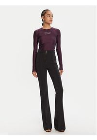 Versace Jeans Couture Body 79HAM2A1 N0008 Fioletowy Slim Fit. Kolor: fioletowy. Materiał: syntetyk #3
