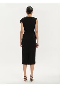Rinascimento Sukienka koktajlowa CFC0019379002 Czarny Regular Fit. Kolor: czarny. Materiał: syntetyk. Styl: wizytowy