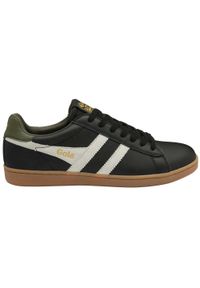 Sneakersy ze skóry Gola Equipe II Leather. Okazja: na co dzień. Kolor: biały, wielokolorowy, czarny. Materiał: skóra. Sport: turystyka piesza #1