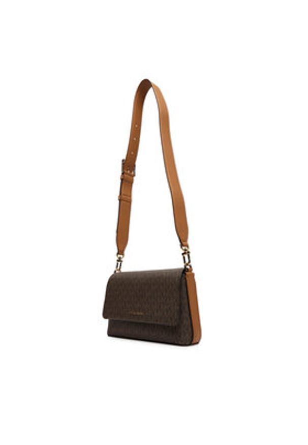 MICHAEL Michael Kors Torebka Nessa 30T5G8ZM1B Brązowy. Kolor: brązowy. Materiał: skórzane