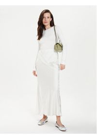 Gina Tricot Spódnica maxi 22969 Biały Regular Fit. Kolor: biały. Materiał: syntetyk #3