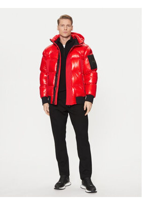BOSS Kurtka puchowa Ronnie 50522627 Czerwony Regular Fit. Kolor: czerwony. Materiał: syntetyk