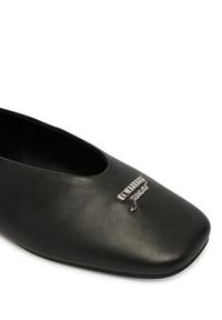 Tommy Jeans Baleriny Tjw Ballerina With Laces EN0EN02939 Czarny. Kolor: czarny. Materiał: skóra #5
