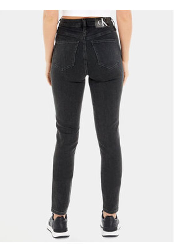 Calvin Klein Jeans Jeansy J20J221584 Czarny Skinny Fit. Kolor: czarny