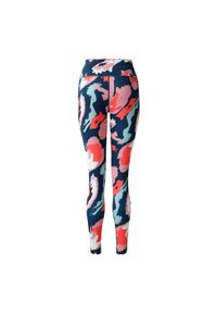 DARE 2B - Legginsy Damskie Influential II Marble Swirl. Kolor: czarny, wielokolorowy. Sport: turystyka piesza