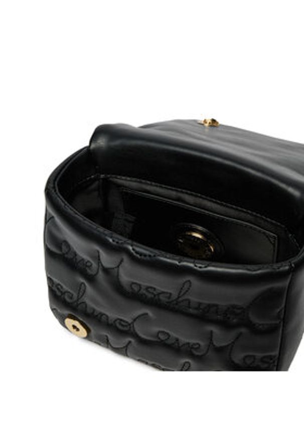 Love Moschino - LOVE MOSCHINO Torebka JC4127PP1LLJ0000 Czarny. Kolor: czarny. Materiał: skórzane