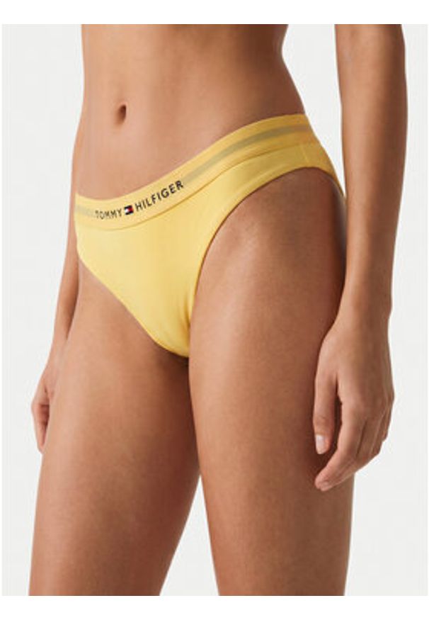 TOMMY HILFIGER - Tommy Hilfiger Dół od bikini UW0UW06363 Żółty. Kolor: żółty. Materiał: syntetyk