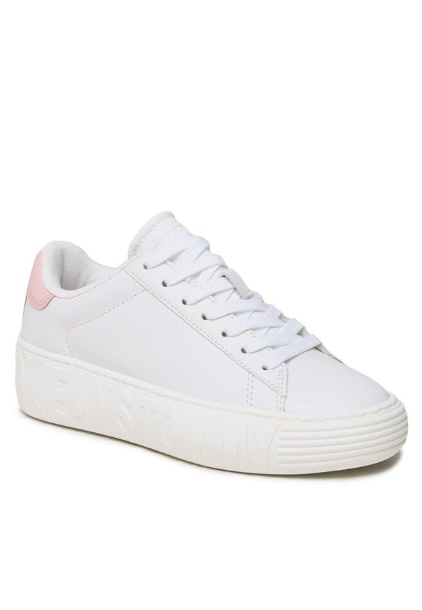 Sneakersy Tommy Jeans. Kolor: biały