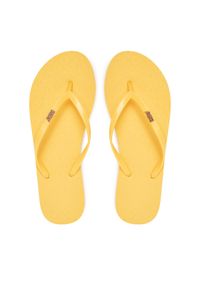 Roxy Japonki ARJL100663 Żółty. Kolor: żółty. Materiał: materiał