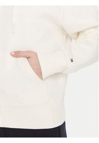 TOMMY HILFIGER - Tommy Hilfiger Bluza Script WW0WW45742 Écru Regular Fit. Materiał: bawełna #5