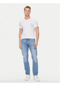 VERSACE - Versace T-Shirt Medusa AUU01005 Biały Slim Fit. Kolor: biały. Materiał: bawełna #5