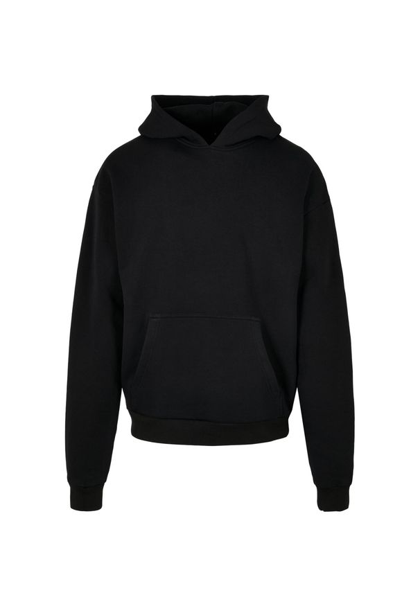 BUILD YOUR BRAND - Bawełniana Bluza Z Kapturem Dla Dorosłych Unisex Ultra Heavyweight Boxy Hoodie. Typ kołnierza: kaptur. Kolor: czarny. Materiał: bawełna