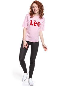 Lee - LEE T SHIRT DAMSKI TEE FROST PINK L43RAIMC 112109735 #9