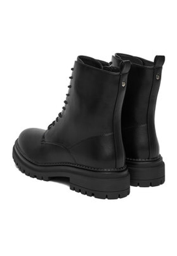 Jenny - JENNY Trzewiki CEO-23F630-3 Czarny. Kolor: czarny. Materiał: syntetyk, materiał