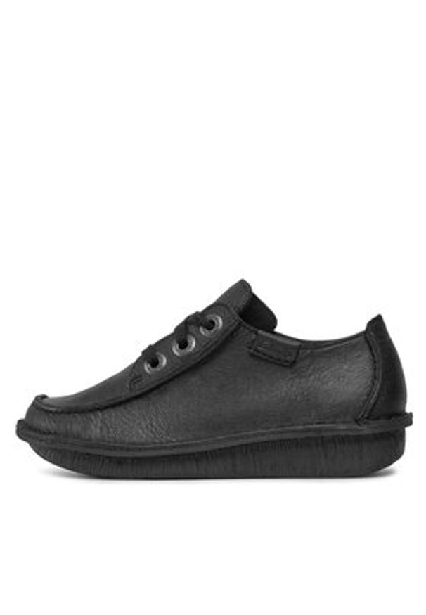 Clarks Półbuty Funny Dream 203066394 Czarny. Kolor: czarny. Materiał: skóra