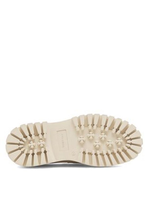 Eva Minge Loafersy SARAH-8049 Beżowy. Kolor: beżowy. Materiał: skóra