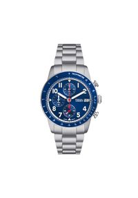 Fossil Zegarek Sport Tourer FS6047 Srebrny. Kolor: srebrny. Styl: sportowy