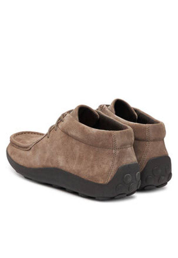 Geox Mokasyny U Spherica Ec14 U46HLB 00022 C1018 Szary. Kolor: szary. Materiał: skóra, zamsz