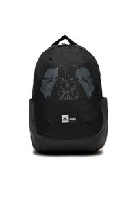 Adidas - adidas Plecak Star Wars Backpack Kids IU4854 Czarny. Kolor: czarny. Materiał: materiał. Wzór: motyw z bajki