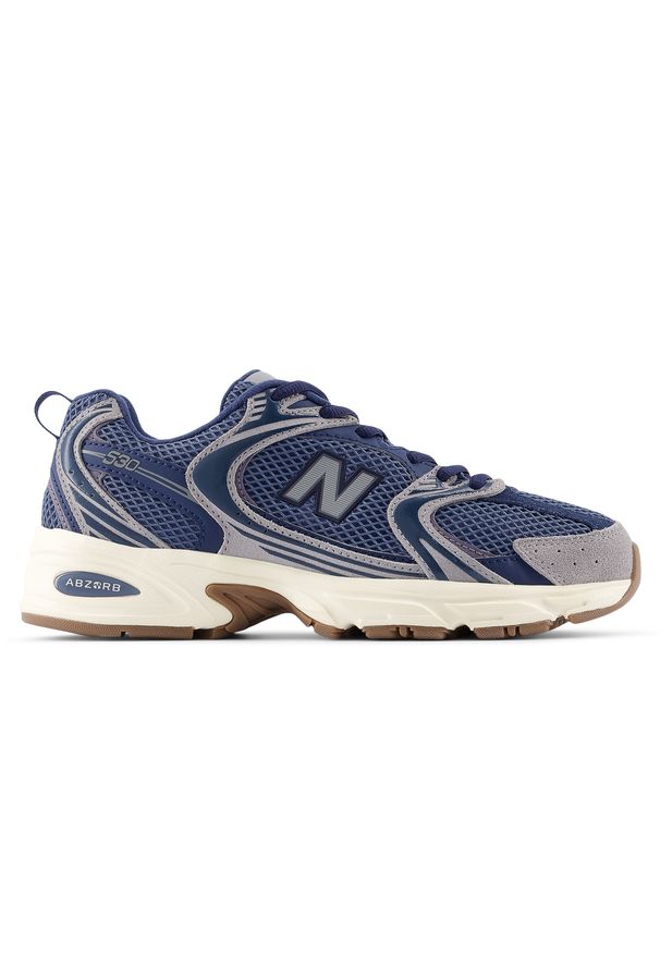 Buty unisex New Balance U5302NU – niebieskie. Kolor: niebieski. Materiał: zamsz, syntetyk, materiał. Szerokość cholewki: normalna. Sezon: lato. Sport: turystyka piesza