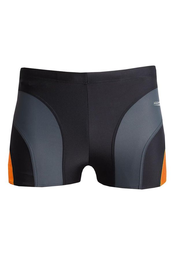 Aqua Speed - Męskie Spodenki Kąpielowe Sasha. Kolor: czarny, pomarańczowy, wielokolorowy, żółty. Styl: sportowy