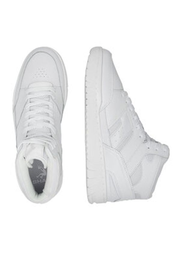 Shaq Sneakersy BREAKER MID AQ95013M-W Biały. Kolor: biały. Materiał: skóra