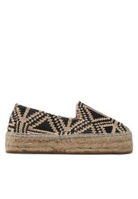 Manebi Espadryle Raffia Pattern Double Sole Espadriles G 5.2 D0 Beżowy. Kolor: beżowy