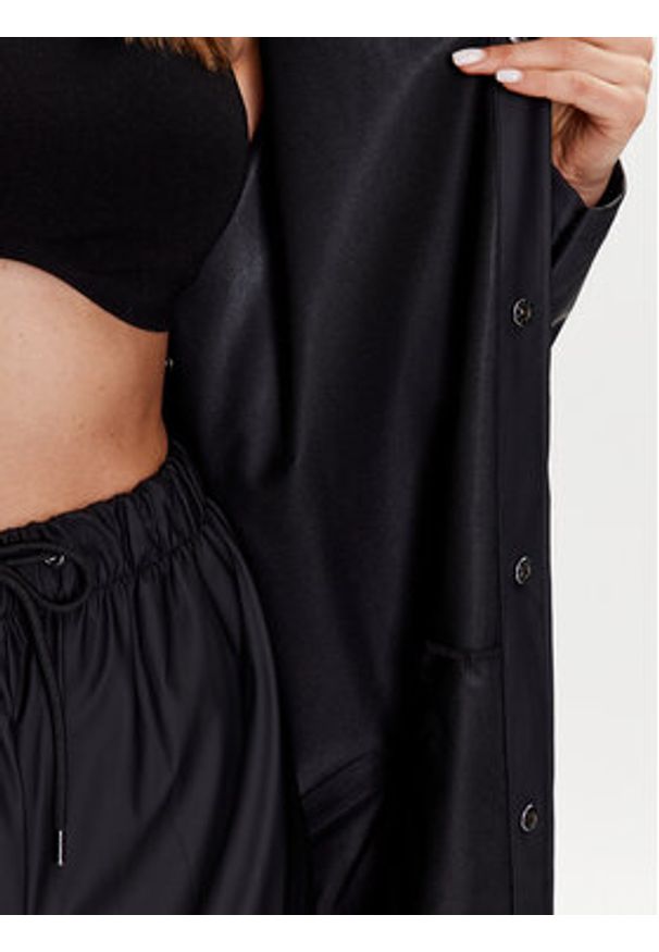 Rains Kurtka przeciwdeszczowa 18360 Czarny Regular Fit. Kolor: czarny. Materiał: syntetyk