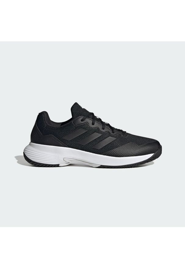 Adidas - Gamecourt 2.0 Tennis Shoes. Kolor: czarny, szary, wielokolorowy. Materiał: materiał. Sport: tenis