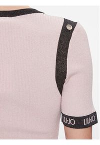 Liu Jo Sport Bluzka TA4041 MS014 Różowy Slim Fit. Kolor: różowy. Materiał: wiskoza. Styl: sportowy #5