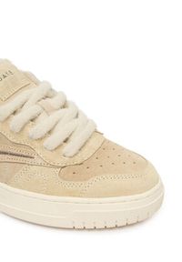 D.A.T.E. Sneakersy Torneo Pure Fur Mono W431-TPF-MN Beżowy. Kolor: beżowy. Materiał: skóra #5