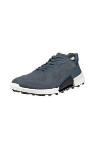 ecco - Buty trekkingowe męskie Ecco Biom 2.1 X Mountain. Zapięcie: sznurówki. Kolor: niebieski. Materiał: materiał, tkanina, syntetyk. Szerokość cholewki: normalna. Sport: turystyka piesza