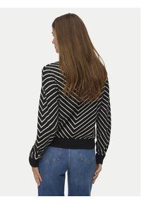 Vero Moda Sweter Capricorn 10331893 Czarny Regular Fit. Kolor: czarny. Materiał: bawełna #4