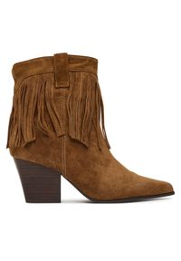 Aldo Botki Jollene 14088521 Brązowy. Kolor: brązowy. Materiał: skóra, zamsz #1