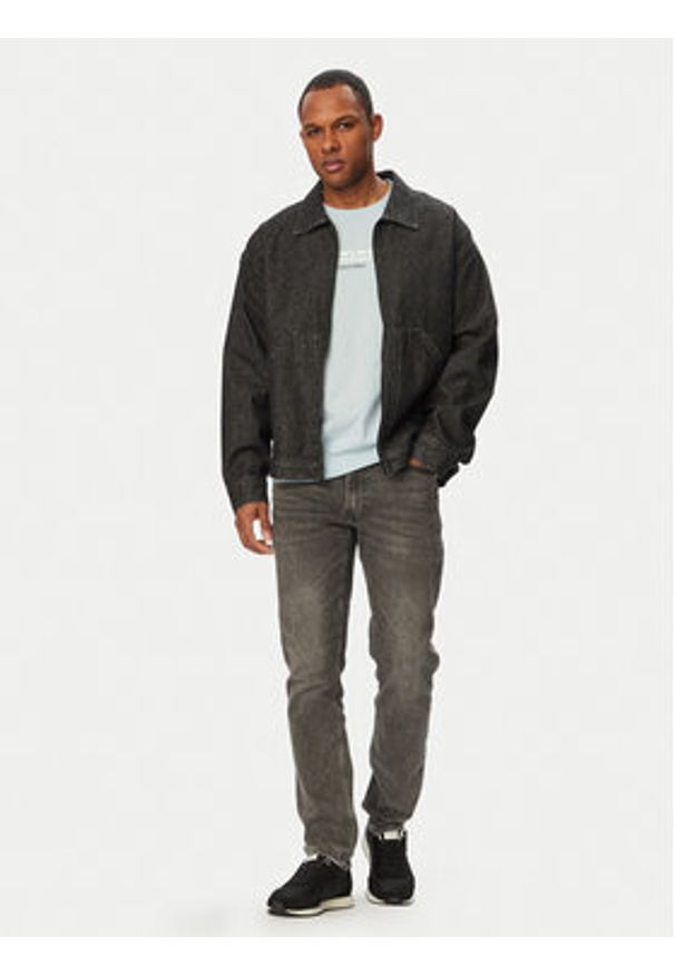 Calvin Klein Jeans Jeansy LV04RG709G Szary ciemny Slim Fit. Kolor: szary