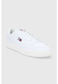 Tommy Jeans buty EM0EM00956.YBR.CITY.LE kolor biały. Nosek buta: okrągły. Zapięcie: sznurówki. Kolor: biały. Materiał: guma #3