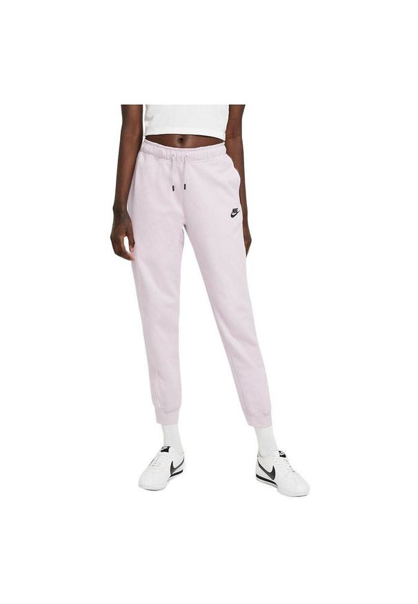 Spodnie damskie Nike Sportswear Fleece Jogger CZ8340. Materiał: materiał, polar, dzianina, skóra, prążkowany. Wzór: gładki