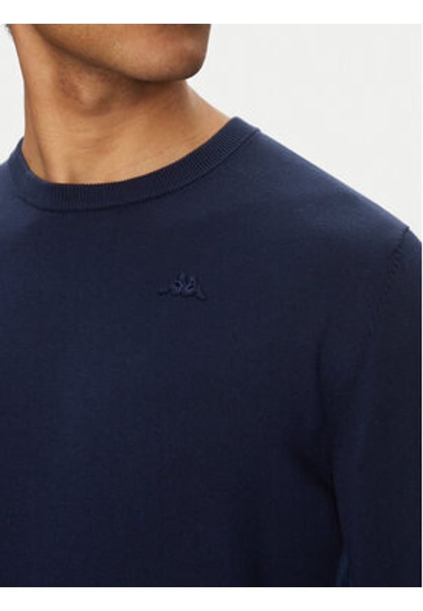 Robe di Kappa Sweter Elisio 62131MW Granatowy Regular Fit. Kolor: niebieski. Materiał: bawełna