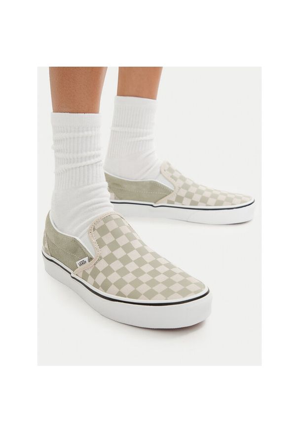 Tenisówki Vans. Zapięcie: bez zapięcia. Kolor: zielony