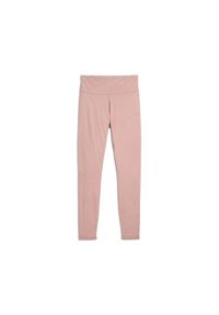 Puma - Damskie legginsy 7/8 z wysokim stanem MOVE CLOUDSPUN PUMA Rose Quartz Pink. Stan: podwyższony. Kolor: różowy. Materiał: materiał