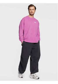 BDG Urban Outfitters Longsleeve 76134154 Różowy Relaxed Fit. Kolor: różowy. Materiał: bawełna. Długość rękawa: długi rękaw #3